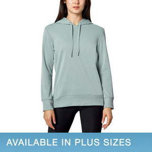 Mondetta Womens Hooded Pullover Color Green Size 2X